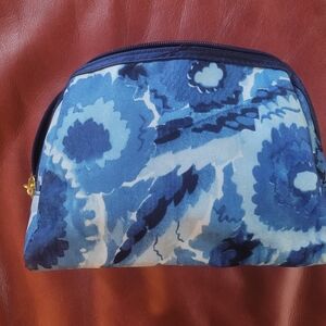 Estee Lauder Floral Blue Cosmetic Pouch